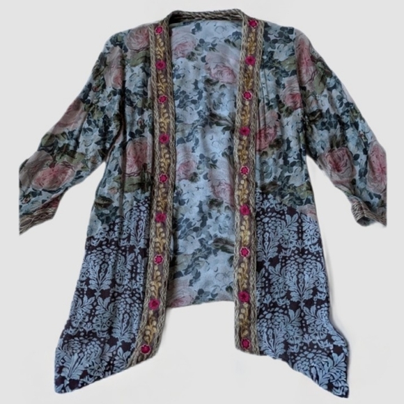 Soft Surroundings Sweaters - Soft Surroundings Open Front Topper/Cardigan/Coverup Sheer Size XS